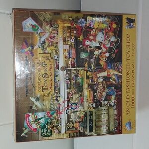 SunsOut An Old Fashioned Toy Shop 1000 piece jigsaw puzzle New